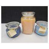 3 New Scented Candles