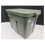 Rubbermaid  Green 18 gal Storage Tote