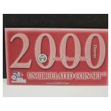 2000 U.S. Mint UNC Coin Set