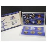 2001  U.S. Mint Proof Coin Set