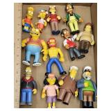 Lot of Simpsons Action Figures Bart, Homer ++