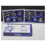 2002 US MInt Proof Set Coins