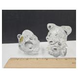 Goebel Pig & Fish Paper Weights