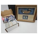 Sports Cards, Baseball & Duck Decor