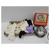 Vintage ACME LITE Camera Light  & VTG GLOVES