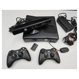 XBOX360 w/Cords, Controllers+