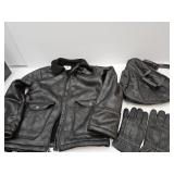 Leather Shoulder Bag, MED Ben Sherman Jacket  +