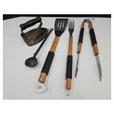 Lady Dover Iron, Cast Iron Ladle, BBQ Tools