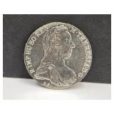 Austria Maria Theresa Silver AU  Round