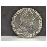 Austria Maria Theresa Silver AU  Round