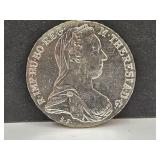 Austria Maria Theresa Silver AU  Round