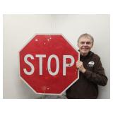 30" Metal STOP Sign