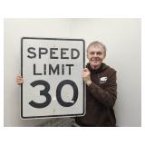 Metal Sign 30 Speed Limit