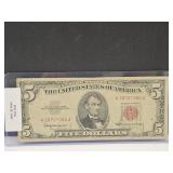 1963 $5 ed Seal Note