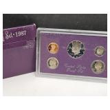 1987 US Proof Set Coins