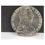 Austria Maria Theresa Silver AU  Round