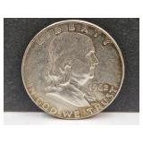 1962 D Silver Franklin Half Dollar Coin