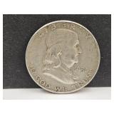 1951 Silver  Franklin  Half Dollar Coin