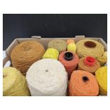 Nice Lot of Yarn & String on Spools, See Sizes