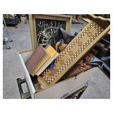 Box Full of Apple Decor, Purses & Books