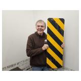 Metal CAUTION Sign 12 x36"