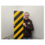 Metal; CAution sIGN 12 X 36"