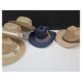 2 Hats SZ Small &  6 3/4 - 6 7/8 & XL Mexico Hats