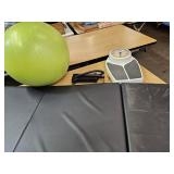 Reebok exercise ball, Mat,  scale and pump
