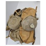 VTG Boy Scout Canteens & Back Pack
