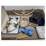 Cast Iron Piece, Kimber Gun Holster,Skeleton Keys+