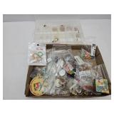 Costume Jewelry Lot & Small Organizer