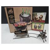 Tailgate Grill, Reindeer & Sleigh &  Shakers