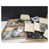 Reel Cases & Pelouze Scale & Cord Lot