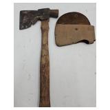Plumb Hatchet with Leather Sheath