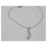 Silver Plated Journry Pendant Necklace