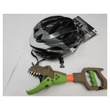New Bike Helmet SZ 54 - 61 CM & Alligator Grabber