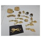 Costume Jewelry Lot LIONS