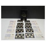 1999 -2008 Gold Editon State Quarter Sets Coins