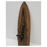 Vintage  Trasp Mounted on Skinning  Board