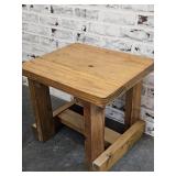 Wood Side Table 16 x 20 x 17" h
