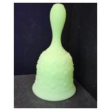 Vintage Fenton Uranium Glass Bell