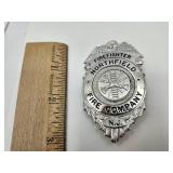 VTG Fireman Badge Northfielf NJ
