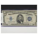 1934 D Blue Seal No Motto