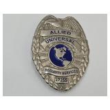 VTG Athentic 3" Allied Universal Security Badge