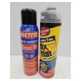 Full Cans  Fix a Flat & Spray Adhesive