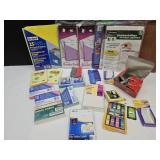 Post It Notes,  Folders,  Index Cards +