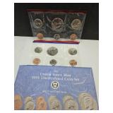 1991 Uncirculated Coin Set  D & P