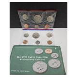 1993 Uncirculated Coin Set P & D
