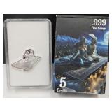 5 Grams .999 Fine Silver Aladdin Series Carpet