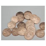 20 Rounds 2 Designs Beautiful Copper